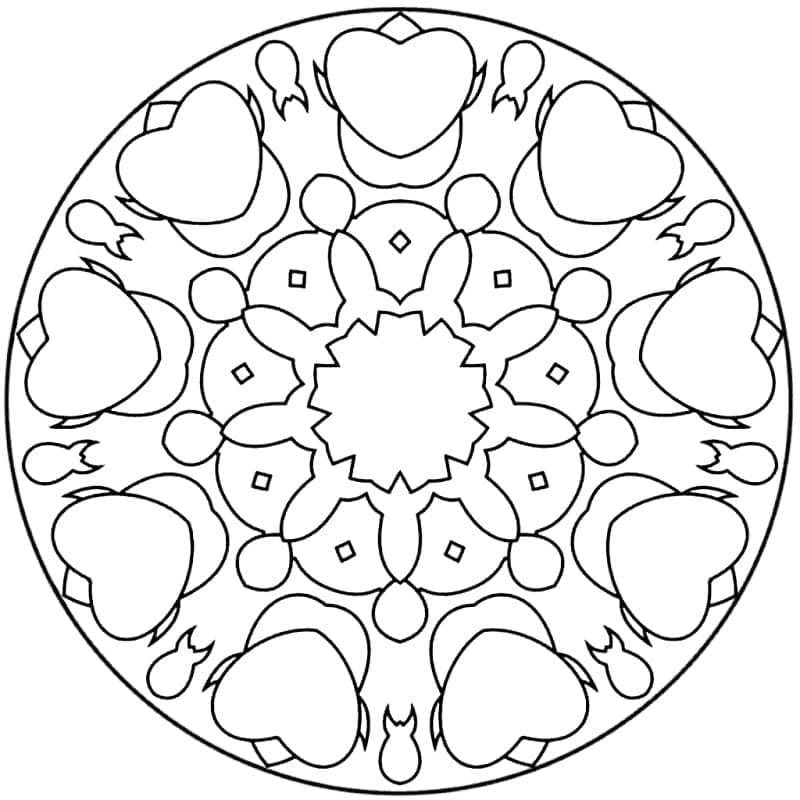 Mandalas Abstraits 55